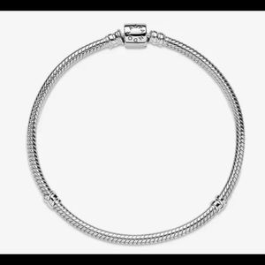 Pandora Barrel Clasp Snake Chain Bracelet